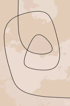 Leinwand Lines I 30 x 45 cm