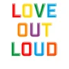Leinwand Love Out Loud II 30 x 45 cm