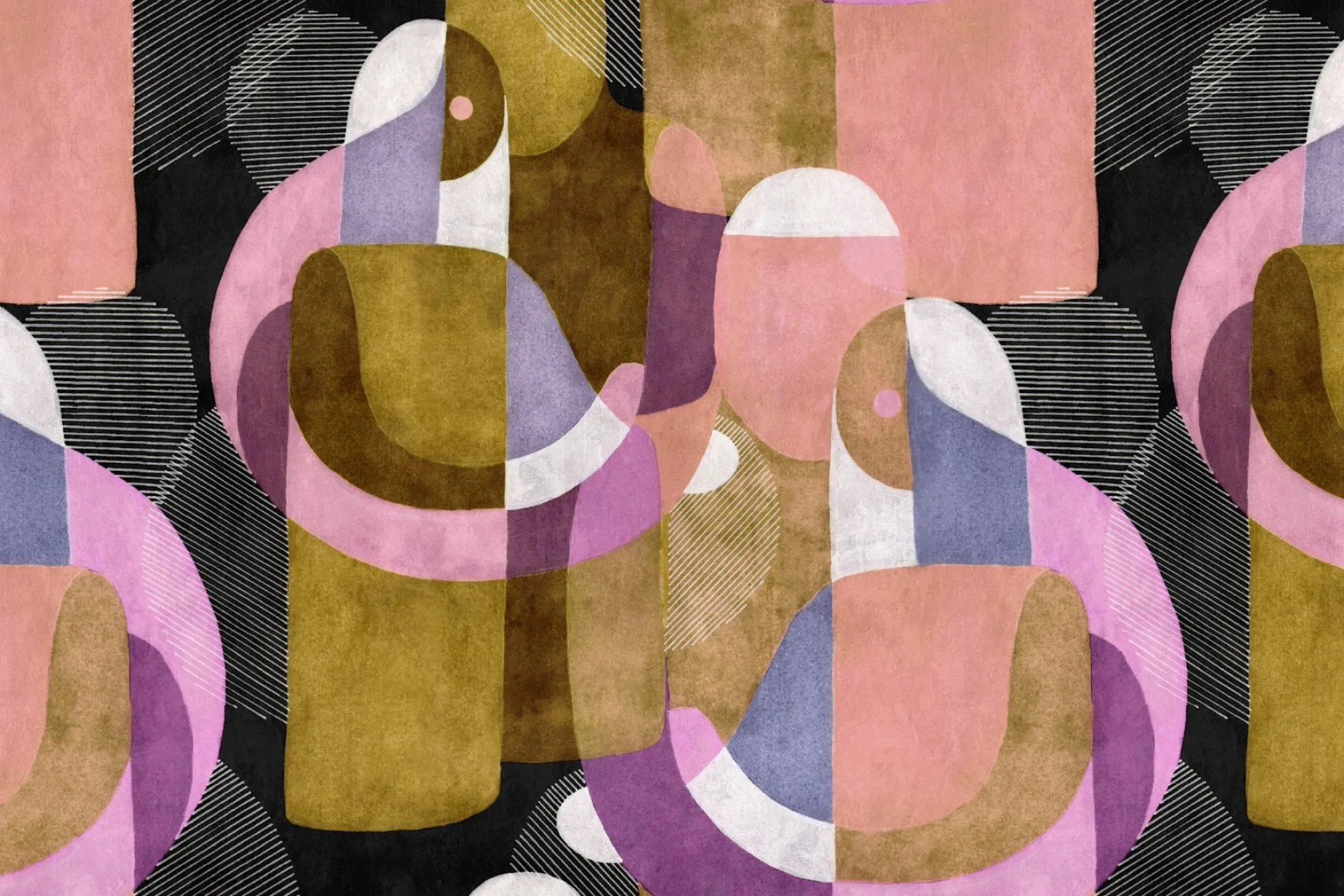 Leinwand Meeting Place III 45 x 30 cm