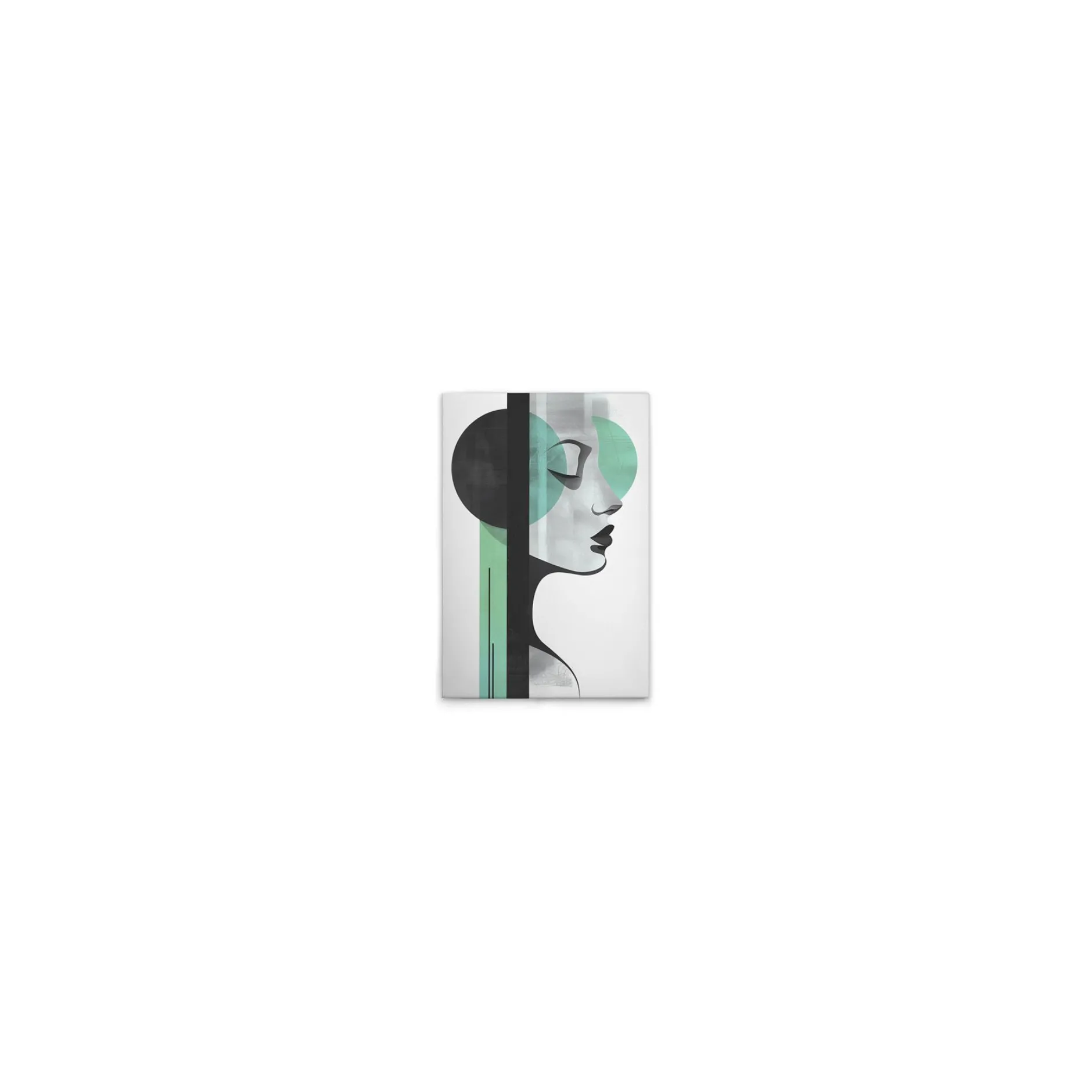 Leinwand Metropolis Aqua 30 x 45 cm
