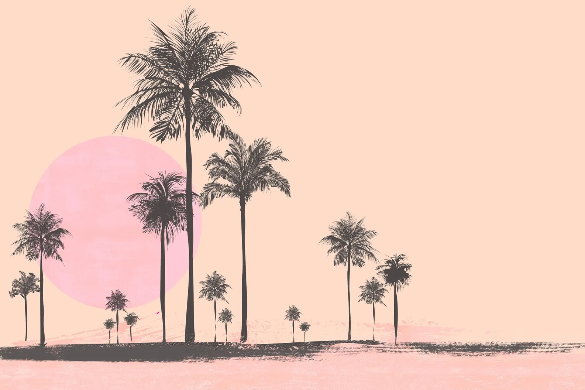 Leinwand Miami Beach Sun II 45 x 30 cm