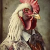 Leinwand Mr.Rooster 40 x 50 cm