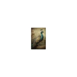 Leinwand Peacock Vintage 30 x 45 cm