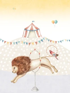 Leinwand Playful Circus II 30 x 40 cm