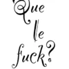 Leinwand QueLeFuck 30 x 45 cm