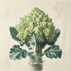 Leinwand Romanesco Green 30 x 30 cm