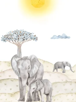 Leinwand Safari Squad II 30 x 40 cm