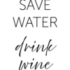Leinwand Safe Water 30 x 45 cm