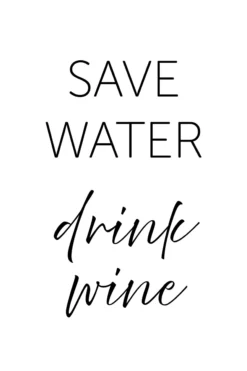 Leinwand Safe Water 30 x 45 cm