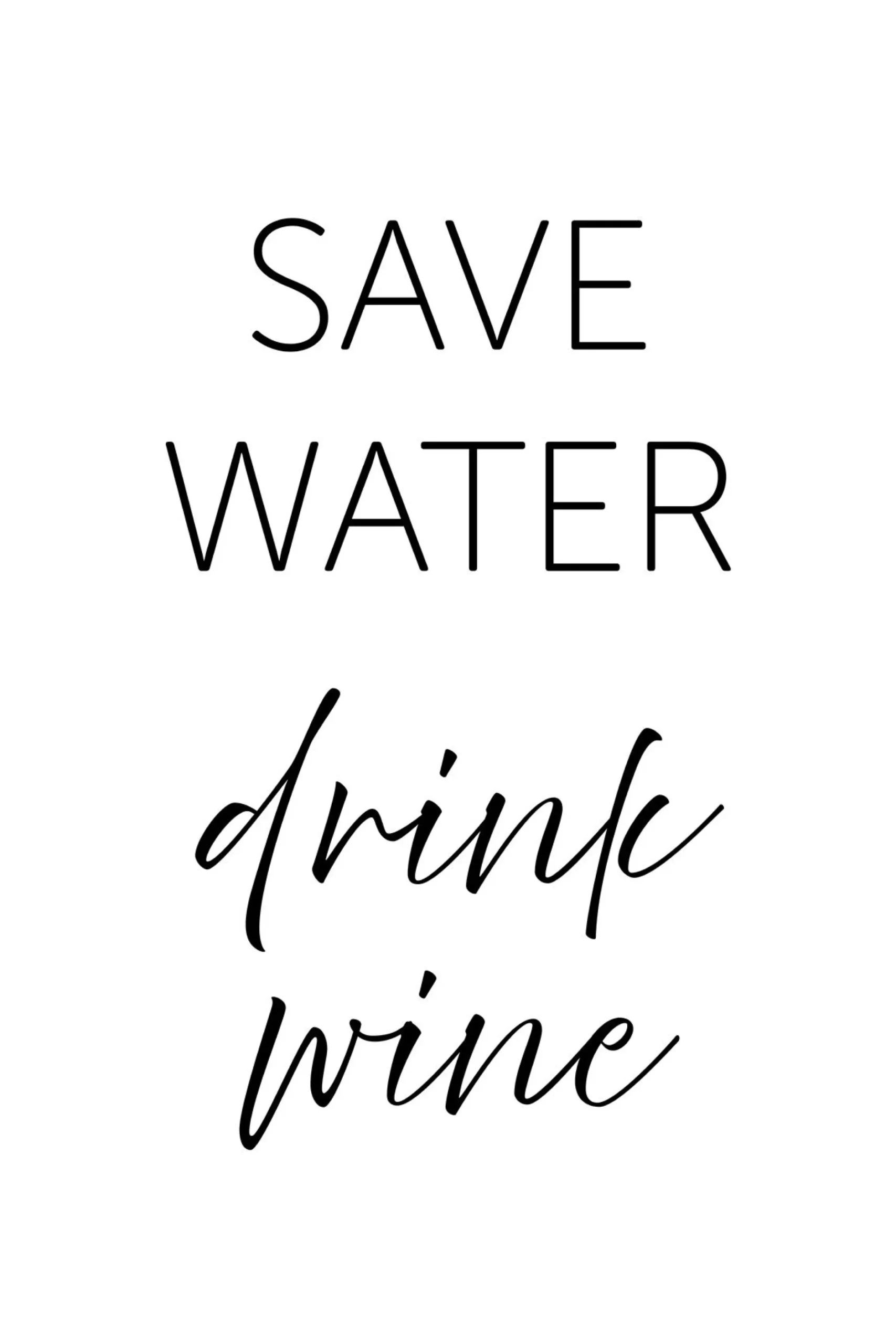 Leinwand Safe Water 30 x 45 cm