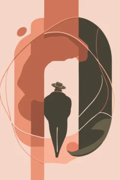 Leinwand Stranger I 30 x 45 cm