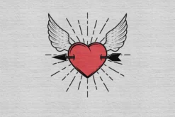 Leinwand tattoo you I 45 x 30 cm
