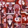 Leinwand Wall of Sound II 45 x 30 cm
