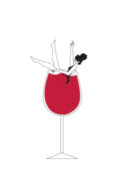 Leinwand Wine Love II 30 x 45 cm