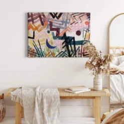 Livingwalls Leinwand, Abstrakte Formen, 70x50 cm DD123060