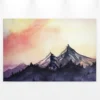Livingwalls Leinwand, Berge, Himmel, 90x60 cm DD120293