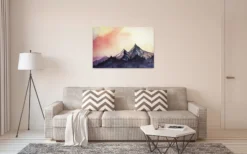 Livingwalls Leinwand, Berge, Himmel, 90x60 cm DD120293