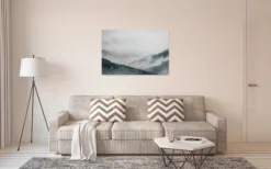 Livingwalls Leinwand, Berglandschaft, Vögel, 90x60 cm DD120298