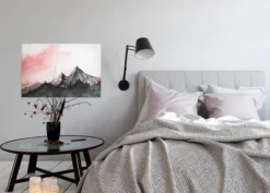 Livingwalls Leinwand, Berglandschaft, Himmel, 90x60 cm DD120294