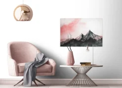 Livingwalls Leinwand, Berglandschaft, Himmel, 90x60 cm DD120294