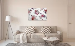 Livingwalls Leinwand, Blumen, Blätter, 90x60 cm DD120260