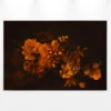 Livingwalls Leinwand, Blumen, orange, braun DD120254