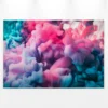 Livingwalls Leinwand, Farbwolken, 90x60 cm DD120280
