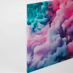 Livingwalls Leinwand, Farbwolken, 90x60 cm DD120280
