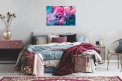 Livingwalls Leinwand, Farbwolken, 90x60 cm DD120280