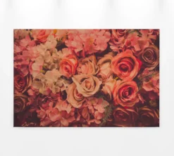 Livingwalls Leinwand, Rosen, Hydrangea, 90x60 cm DD120258
