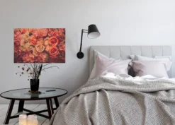 Livingwalls Leinwand, Rosen, Hydrangea, 90x60 cm DD120258