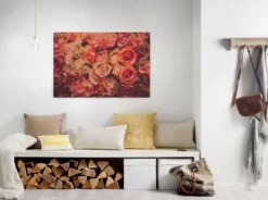 Livingwalls Leinwand, Rosen, Hydrangea, 90x60 cm DD120258