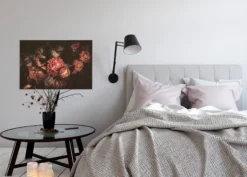 Livingwalls Leinwand, Rosen, Hortensien, 90x60 cm DD120252