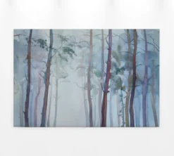 Livingwalls Leinwand, Wald, Bäume, 90x60 cm DD120295