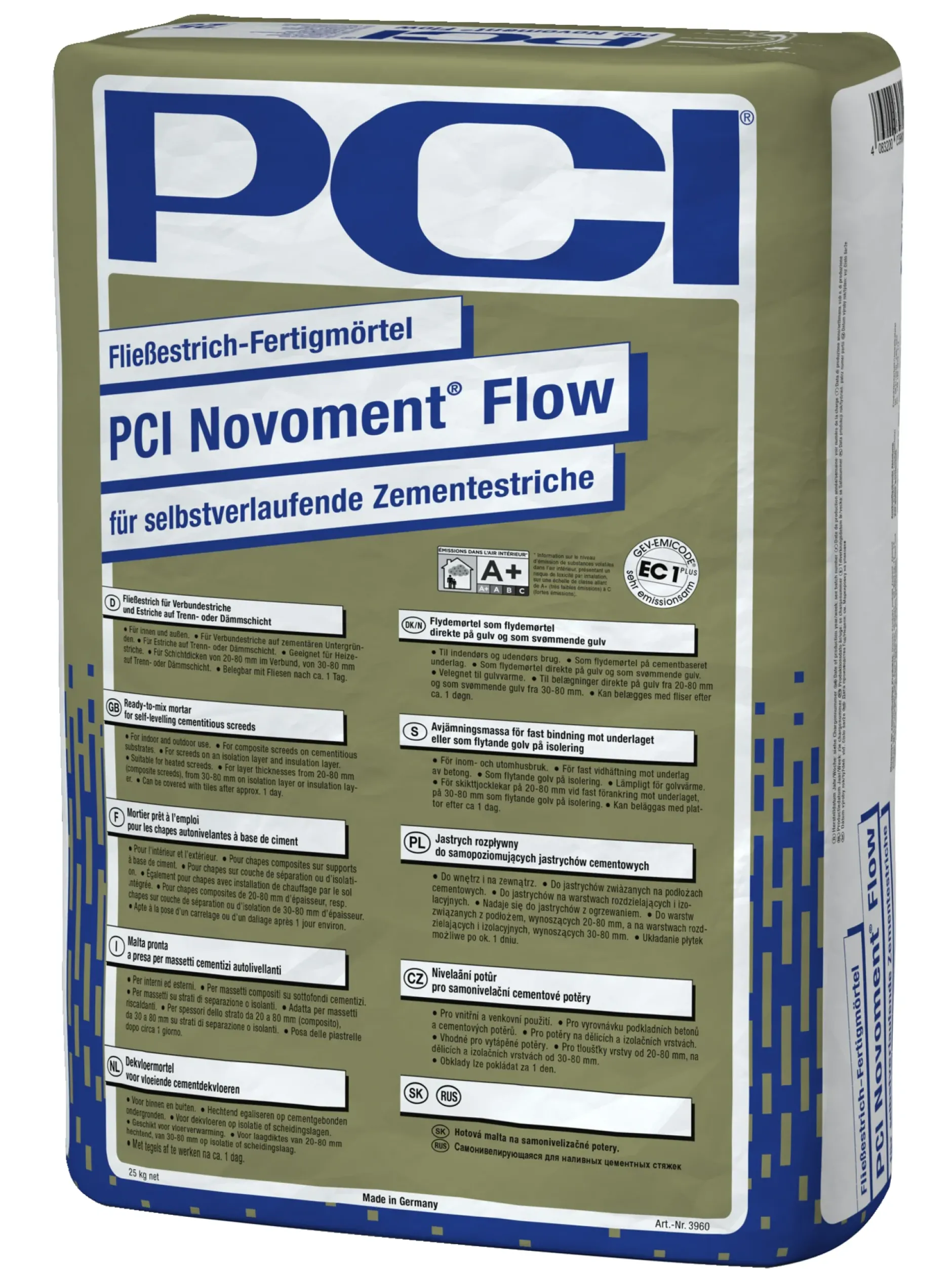 PCI Novoment® Flow 25 kg