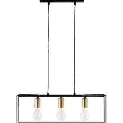 Pendelleuchte Amber - Metall Gold