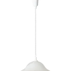 Pendelleuchte aus Glas - Gregor - Weiß