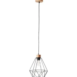 Pendelleuchte aus Holz - Fine - Braun