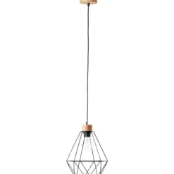 Pendelleuchte aus Holz - Fine - Braun