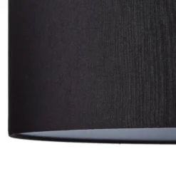 Pendelleuchte Enno - Textil Schwarz