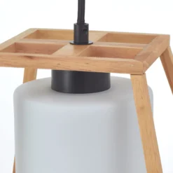 Pendelleuchte Henning - Holz Braun