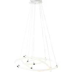Pendelleuchte Mariam - Chrom Metallic