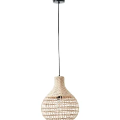 Pendelleuchte Olivia - Rattan Braun