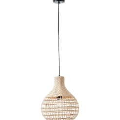 Pendelleuchte Olivia - Rattan Braun