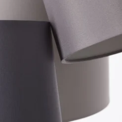 Pendelleuchte Sarah - Textil Grau