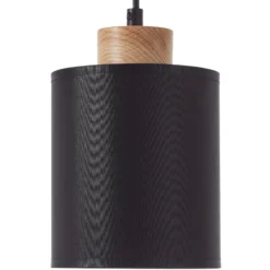 Pendelleuchte Thilo - Textil Braun