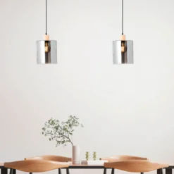 Pendelleuchte Tim - Glas Braun