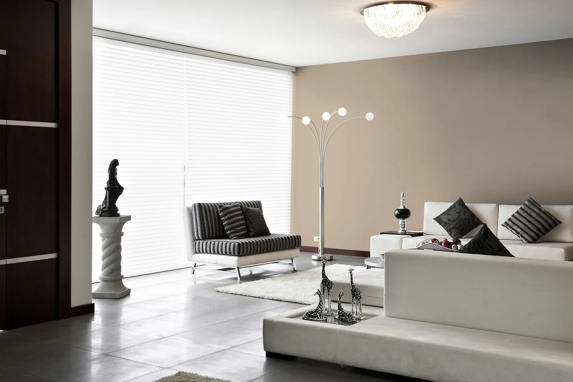 PURO Wandfarbe Beige "Soothing Brown" DD126049 1 l