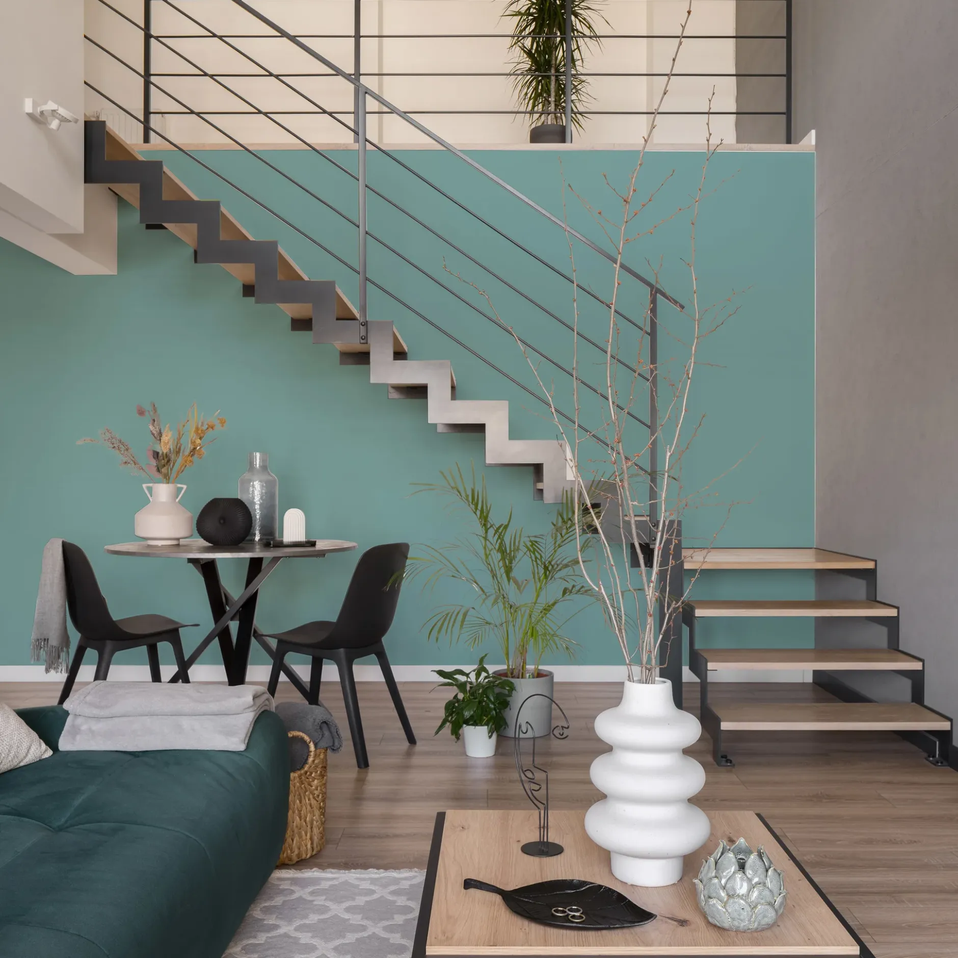 PURO Wandfarbe Blau "Emerald Green" DD125941 1 l