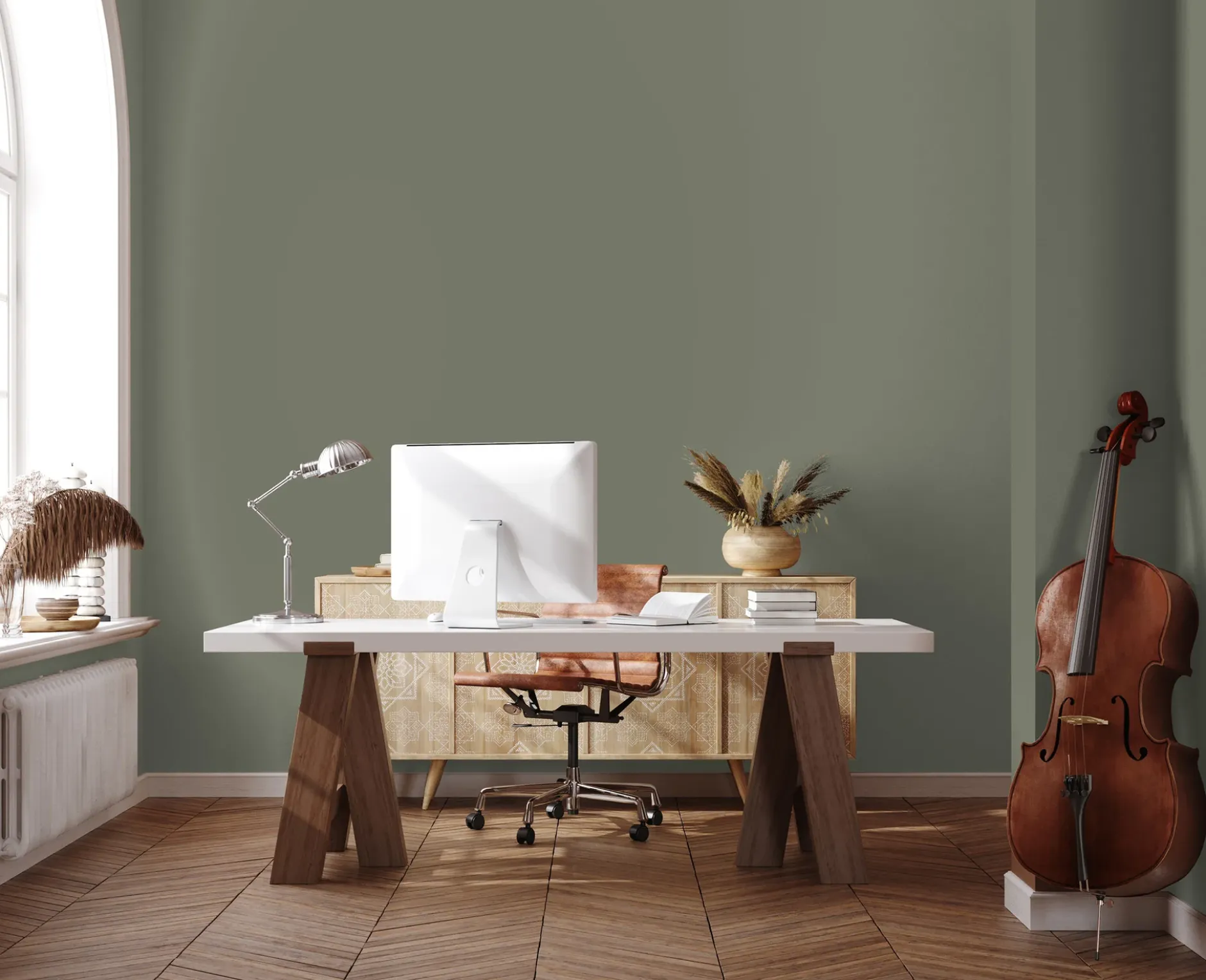 PURO Wandfarbe Grau, "Calm Taupe" DD126022 1 l